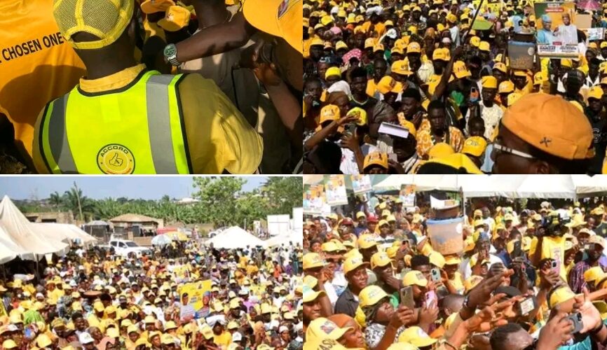 #Fresh: Fear Grips Others Parties as Accord Akinyele LG welcomes over 10,000 defectors at their Inauguration of LG Exco, Declaration of Intents of Aspirants